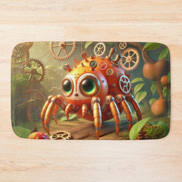 Item preview, Steampunk Orange Spider designed and sold by Sillytoe.