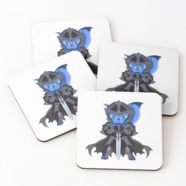 Item preview, Cute Blue Knight Cartoon Cat designed and sold by DrisT-Graphics.