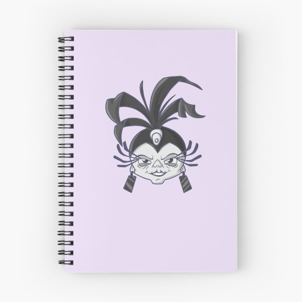 Item preview, Old lady with feathers and false eyelashes designed and sold by pabloy-art.