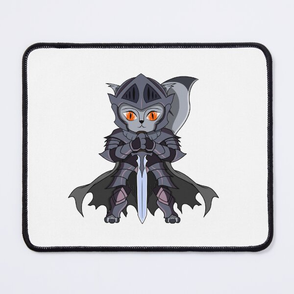 Item preview, Cute Gray Knight Cartoon Cat designed and sold by DrisT-Graphics.