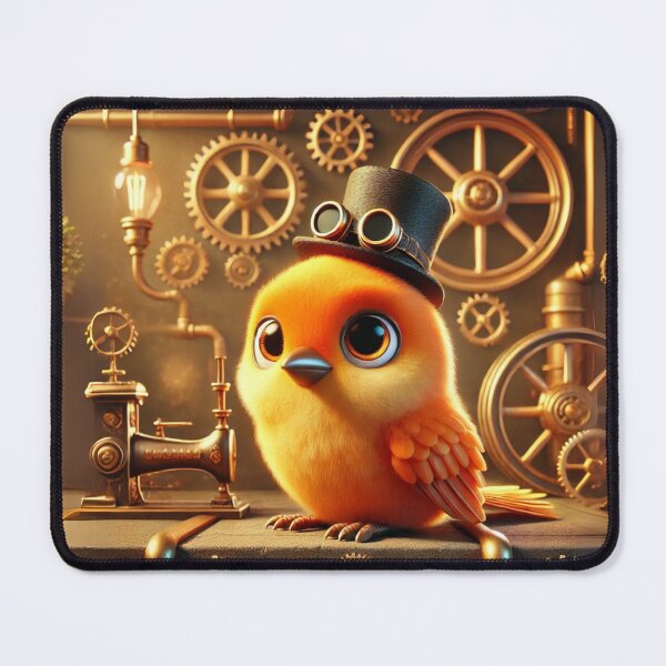 Item preview, Steampunk Orange Tanager designed and sold by Sillytoe.