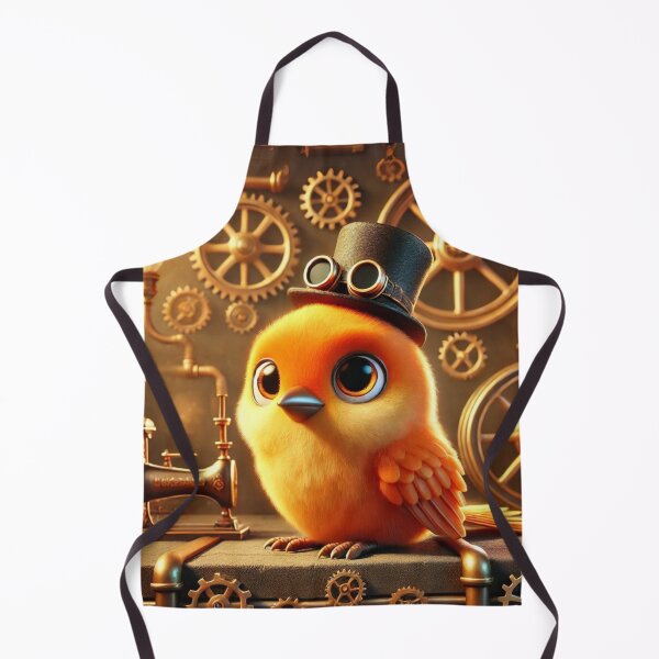 Item preview, Steampunk Orange Tanager designed and sold by Sillytoe.