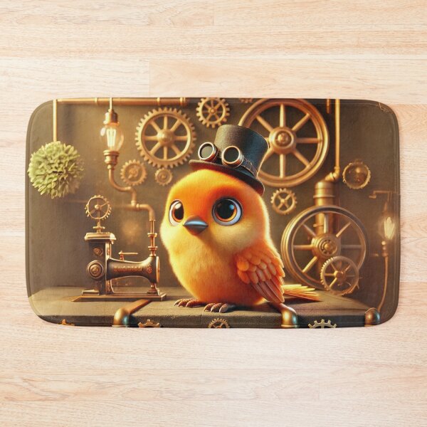 Item preview, Steampunk Orange Tanager designed and sold by Sillytoe.