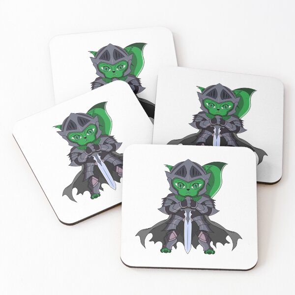 Item preview, Cute Green Knight Cartoon Cat designed and sold by DrisT-Graphics.