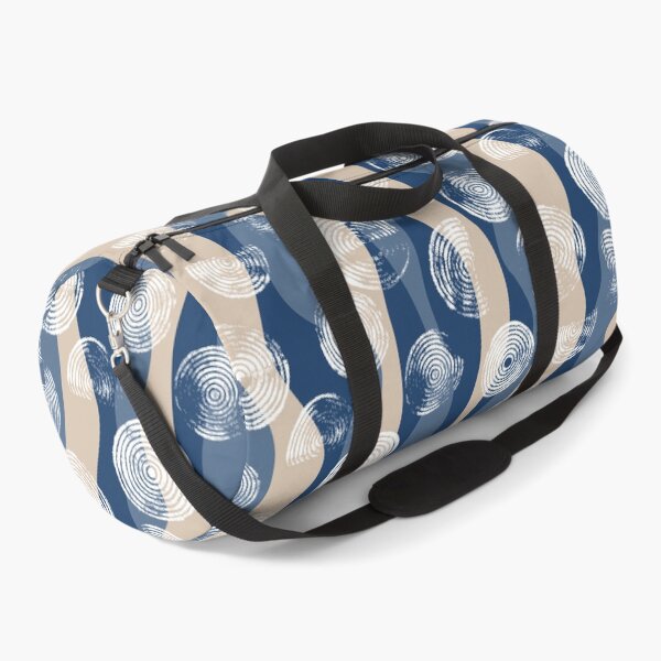 Item preview, bubbly and wavy abstract - navy, blue, beige, white designed and sold by kobyakov.