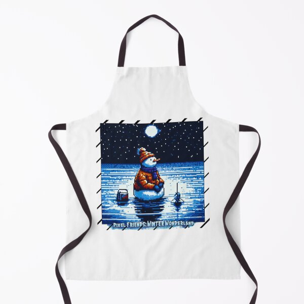 Item preview, Pixel Friends: Winter Wonderland (Snowman) designed and sold by TrippyBunnyShop.