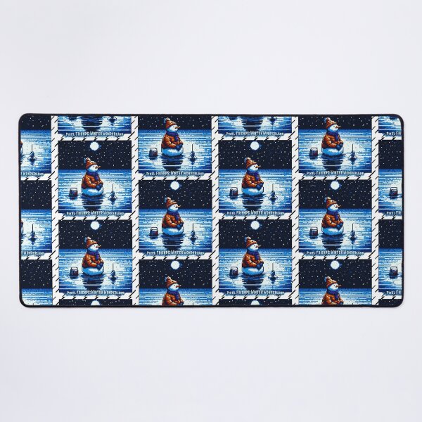 Item preview, Pixel Friends: Winter Wonderland (Snowman) designed and sold by TrippyBunnyShop.