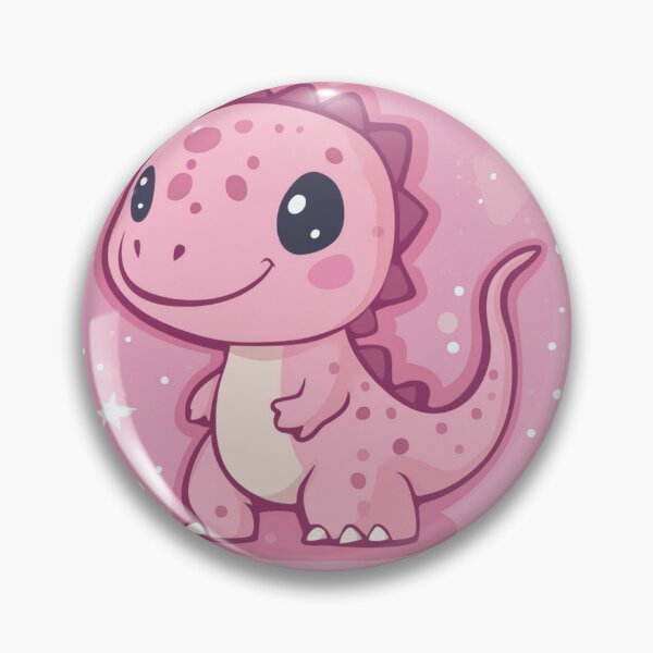 Item preview, Waterproof Kawaii Pink Dino Sweet Baby Dinosaur  designed and sold by MOONE FLOWER.