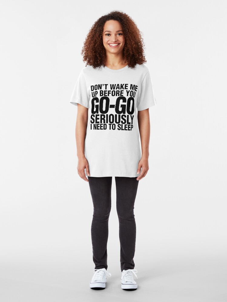 Alternate view of Choose Sleep Slim Fit T-Shirt