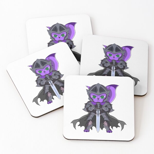 Item preview, Cute Purple Knight Cartoon Cat designed and sold by DrisT-Graphics.