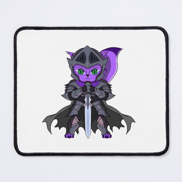 Item preview, Cute Purple Knight Cartoon Cat designed and sold by DrisT-Graphics.
