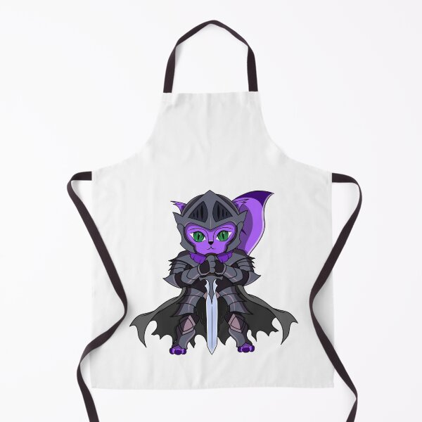 Item preview, Cute Purple Knight Cartoon Cat designed and sold by DrisT-Graphics.