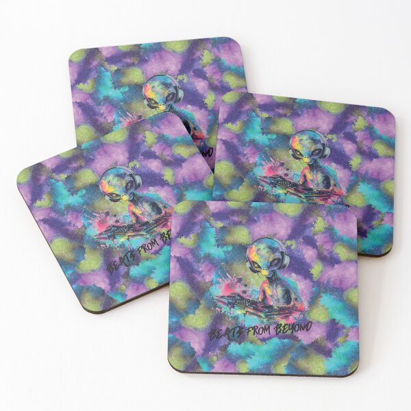 Item preview, Funky Alien DJ - Colorful Space Music - Vibrant Cosmic Vibes designed and sold by FaeryNuff.