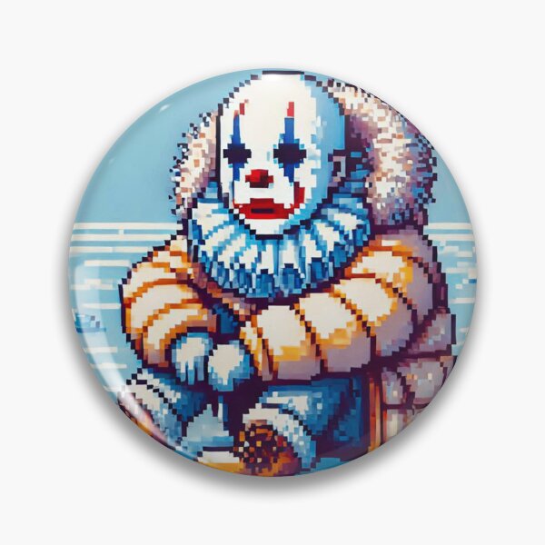 Item preview, Pixel Friends: Winter Wonderland (Scary Clown) designed and sold by TrippyBunnyShop.