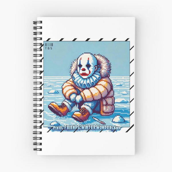 Item preview, Pixel Friends: Winter Wonderland (Scary Clown) designed and sold by TrippyBunnyShop.