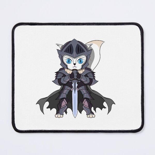 Item preview, Cute White Knight Cartoon Cat designed and sold by DrisT-Graphics.