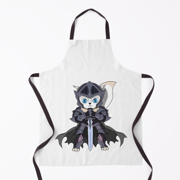 Item preview, Cute White Knight Cartoon Cat designed and sold by DrisT-Graphics.