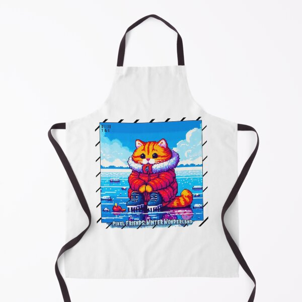 Item preview, Pixel Friends: Winter Wonderland (Sweet Cat) designed and sold by TrippyBunnyShop.