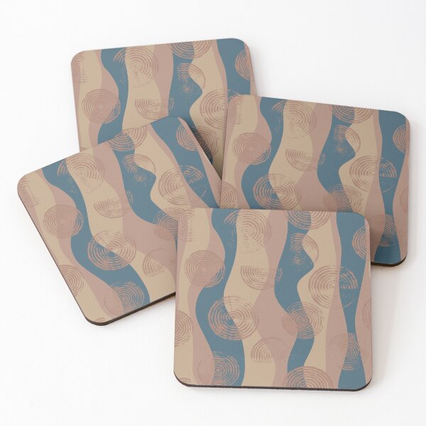Item preview, bubbly and wavy abstract - mocha mousse designed and sold by kobyakov.