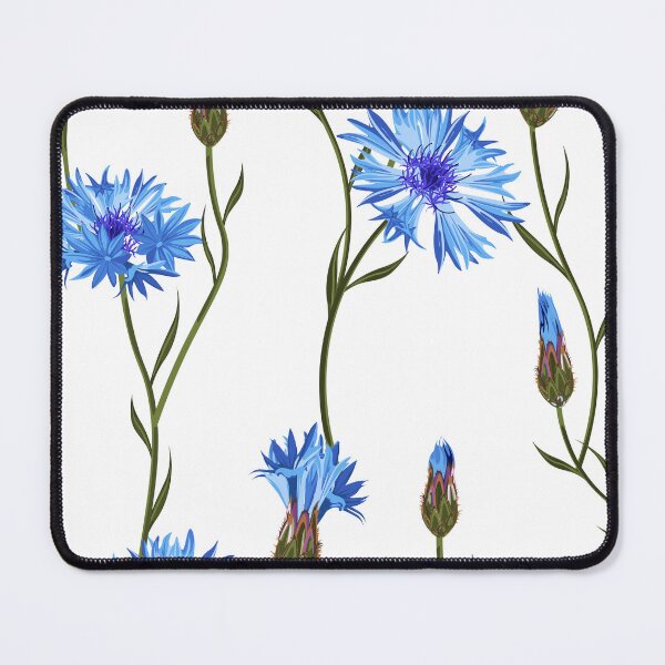 Item preview, Cornflower floral seamless pattern. designed and sold by MatyKotiv.