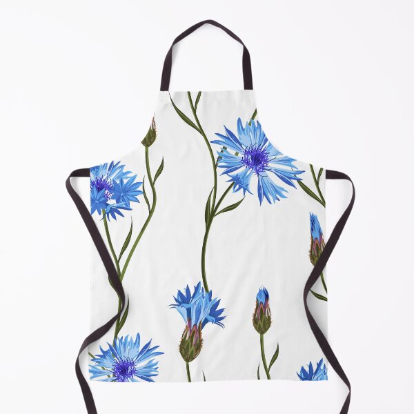Item preview, Cornflower floral seamless pattern. designed and sold by MatyKotiv.