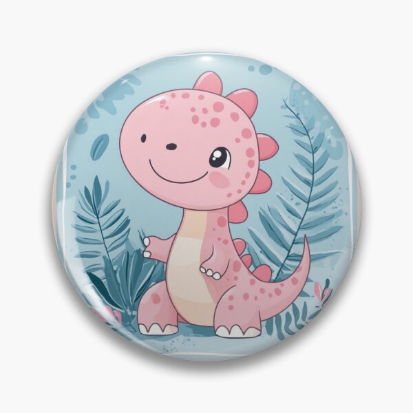 Item preview, Waterproof Kawaii Pink Dino Sweet Baby Dinosaur  designed and sold by MOONE FLOWER.