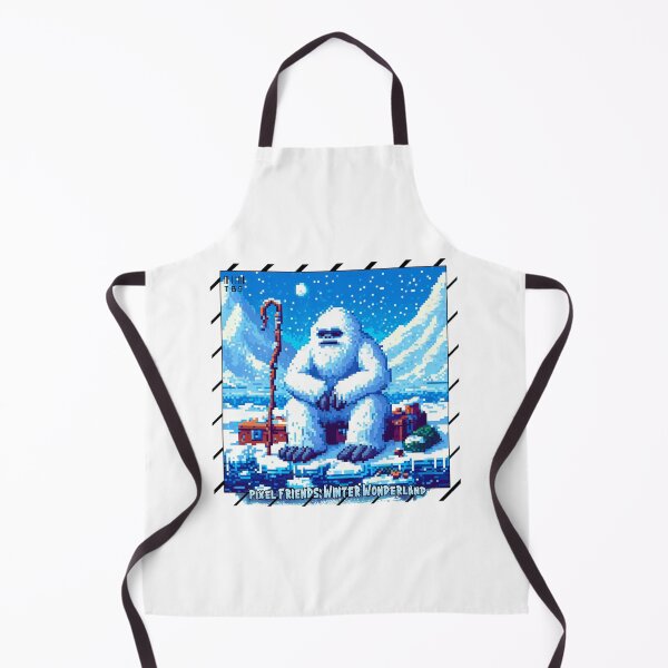 Item preview, Pixel Friends: Winter Wonderland (White Yeti) designed and sold by TrippyBunnyShop.