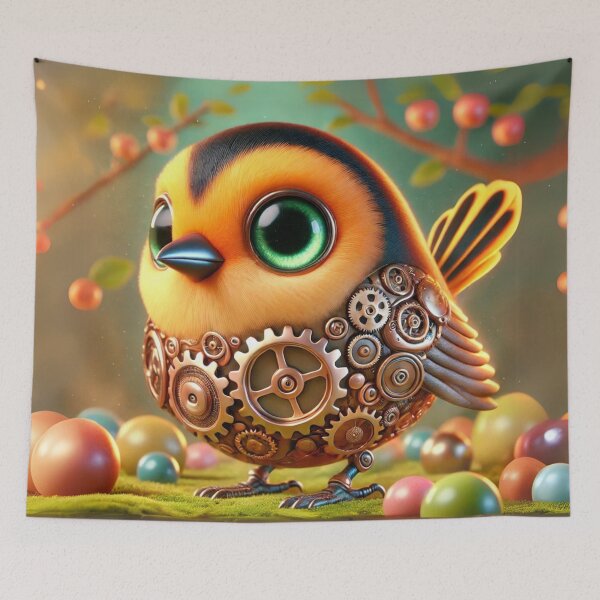 Item preview, Steampunk Orchard Oriole designed and sold by Sillytoe.
