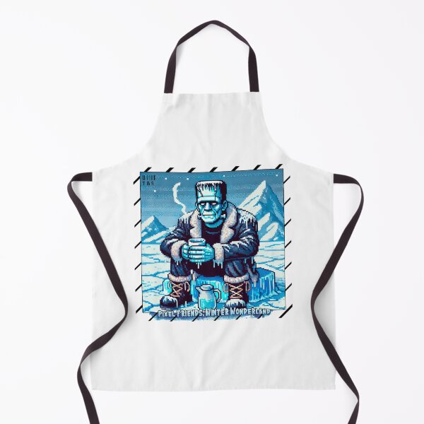 Item preview, Pixel Friends: Winter Wonderland (Frankenstein) designed and sold by TrippyBunnyShop.