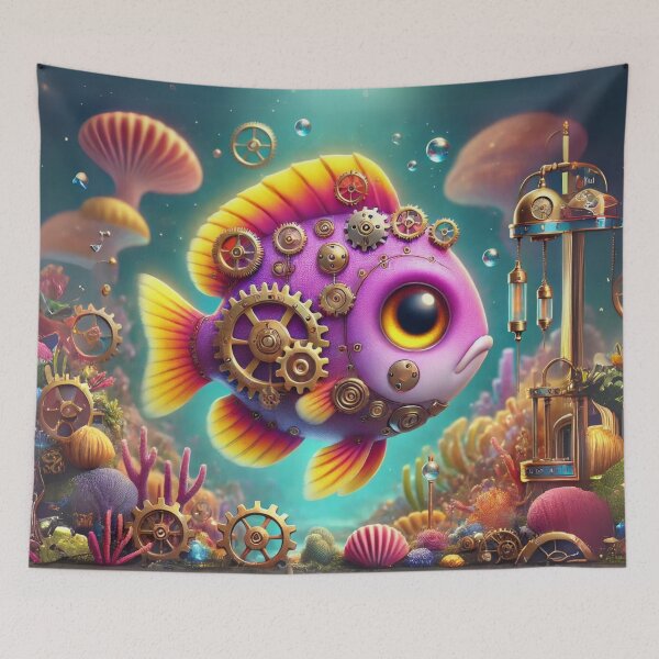 Item preview, Steampunk Orchid Dottyback designed and sold by Sillytoe.