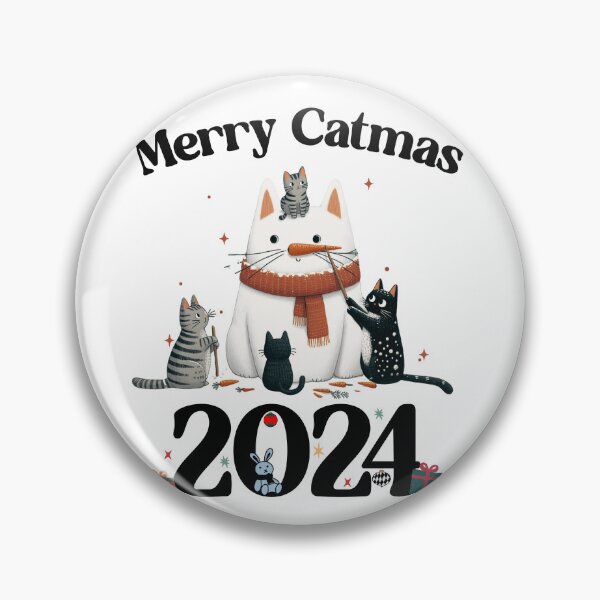 Aperçu de l'œuvre Joyeux Noël Chat des Neiges créée et vendue par FaeryNuff.