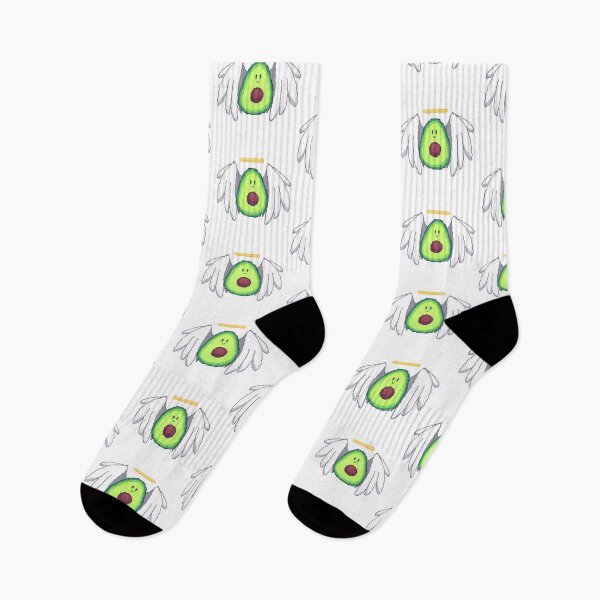 Item preview, pixel art angel avocado holy guacamole designed and sold by ZerpaGiovanna.