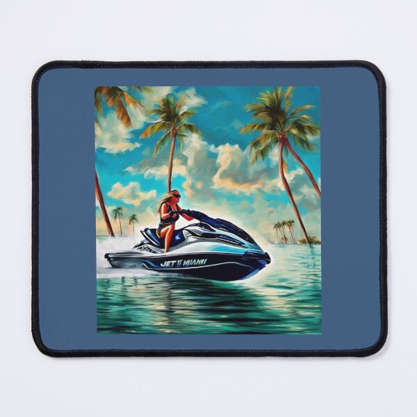Item preview, Water Thrills: Jet Skis in Miami designed and sold by Artisticanvas.