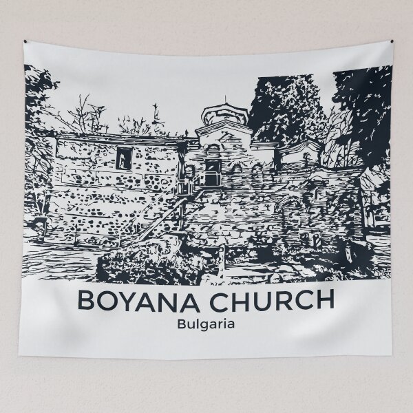 Item preview, Boyana Church - Bulgaria designed and sold by Lakeric Cityscapes.