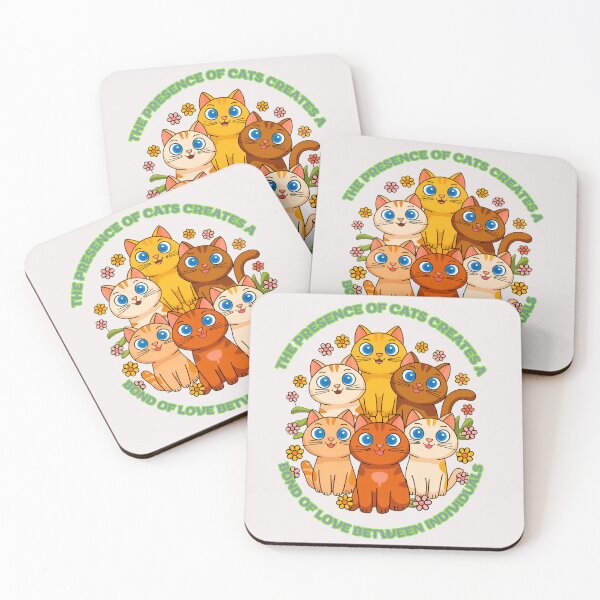 Item preview, THE PRESENCE OF CATS CREATES A BOND OF LOVE BETWEEN INDIVIDUALS designed and sold by Marketing Products Trust.