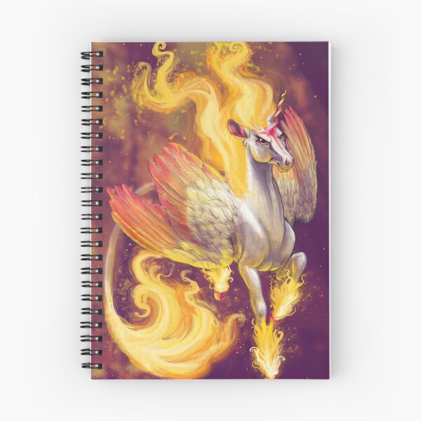 Item preview, Winged Fire Unicorn designed and sold by Unicornarama.