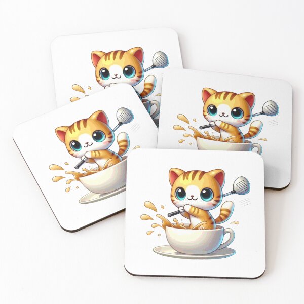 Item preview, Not My Cup Of Tea Funny Anime Cat Playing Golf Funny, Jokes, Sarcastic designed and sold by Creat-Des.