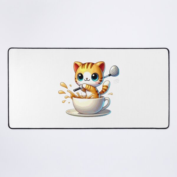 Item preview, Not My Cup Of Tea Funny Anime Cat Playing Golf Funny, Jokes, Sarcastic designed and sold by Creat-Des.
