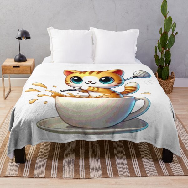 Artikelvorschau, Nicht meine Tasse Tee. Lustige Anime-Katze, die Golf spielt. Lustig, Witze, sarkastisch entworfen und verkauft von Creat-Des.