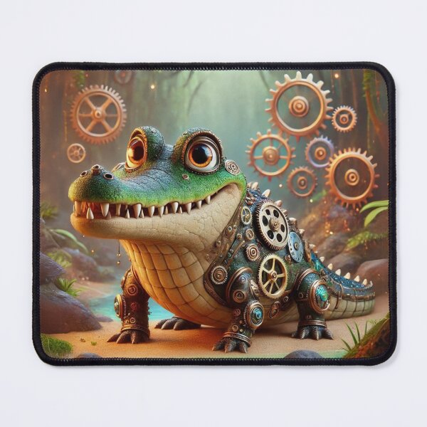 Item preview, Steampunk Orinoco Crocodile designed and sold by Sillytoe.