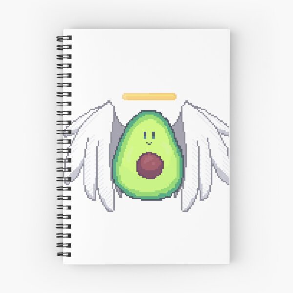 Item preview, pixel art angel avocado holy guacamole designed and sold by ZerpaGiovanna.
