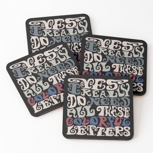 Item preview, Yes I Really Do Need All These Colorful Letters designed and sold by AlchemyColor.