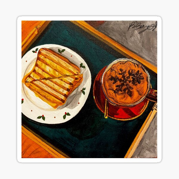 Item preview, Ham and Cheese Toastie & A Pumpkin Latte? designed and sold by bitterjamboy.