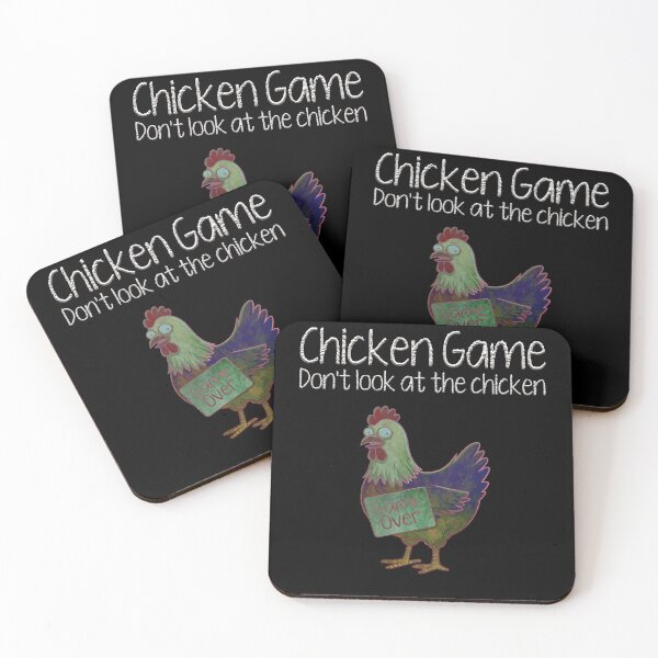 Item preview, Chicken Game - Don't Look at the Chicken - Game Over designed and sold by FaeryNuff.