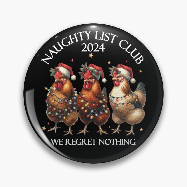 Item preview, Club de la lista de traviesos 2024 designed and sold by FaeryNuff.