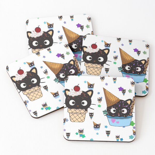 Item preview, The great cat of ice cream designed and sold by lillysunflowers.