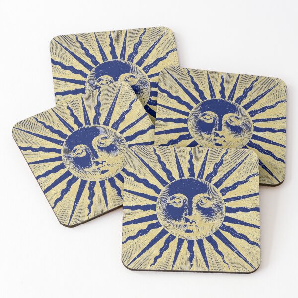 Item preview, Cute Antique Celestial Sun Face designed and sold by tanjica.