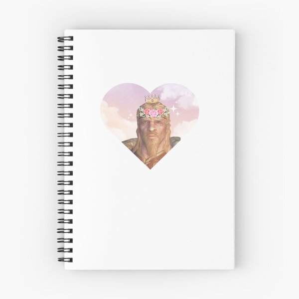 Item preview, Kawaii Jarl Balgruuf Heart Sticker - Skyrim Stickers designed and sold by FrogParty.
