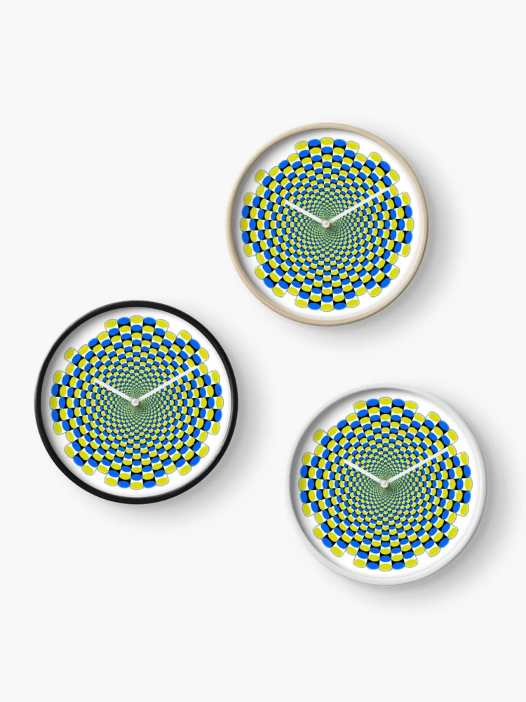 Thumbnail 3 of 4, Clock, Colorful pattern designed and sold by Mara's designs.