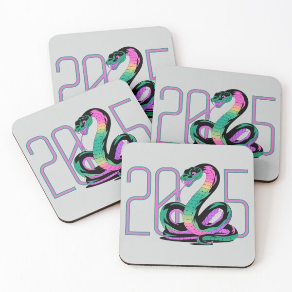 Item preview, Chinese Zodiac Snake 2025 Neon Design designed and sold by DreamsArtwear.